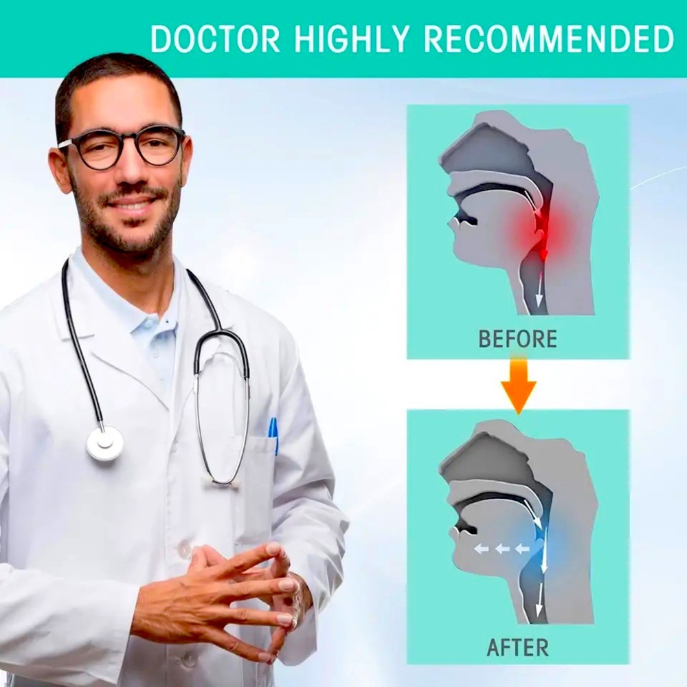 Anti Snore Stop Snoring Nose Clip Silicone Magnetic Sleep Tray Sleeping Aid Apne